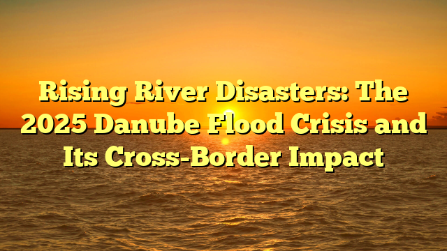 Rising River Disasters: The 2025 Danube Flood Crisis and Its Cross-Border Impact